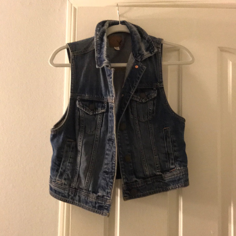 Denim American Eagle vest